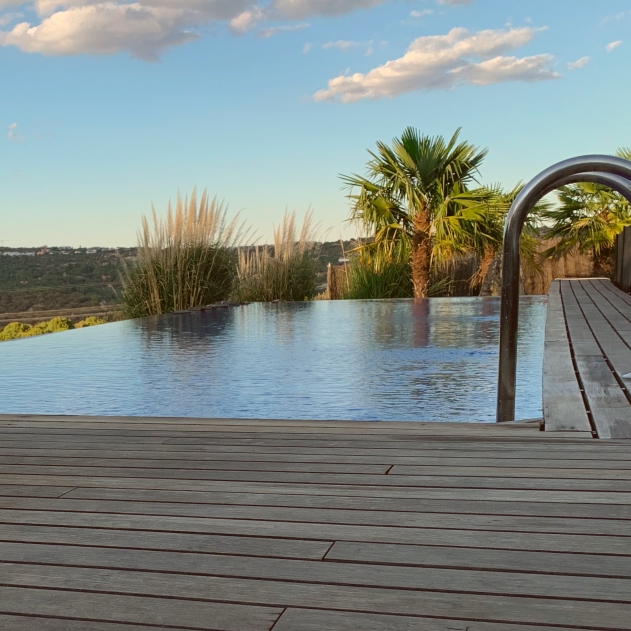 Tarimas de madera maciza exterior